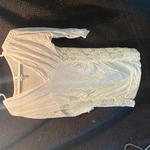 White dress top